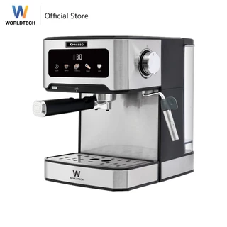 Worldtech Xpresso All Grind เครื่องชงกาแฟ ชา กึ่งอัตโนมัติ แรงดัน 20 บาร์ ชงผงได้ทุกชนิด รุ่น WT-CM404