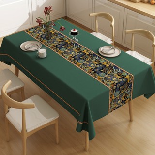 ผ้ารองโต๊ะ PVC กันน้ำ กันน้ำมัน ทำความสะอาดง่าย สำหรับโต๊ะทำ…