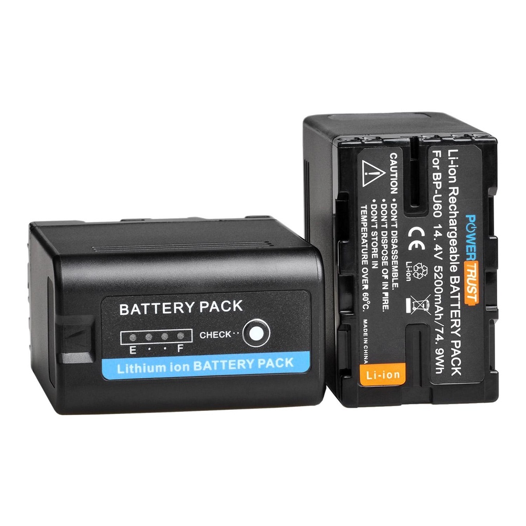แบตเตอรี่ลิเธียมไอออนแบบรีชาร์จสำหรับ Sony BP-U60, BP U60, BPU60,PXW-FS5, PXW-X180 PMW-EX1 PMW-300 P