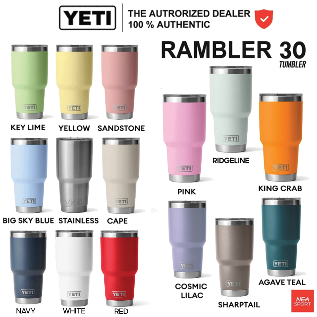 [สายนี้เขาเน้นคุณภาพ] YETI RAMBLER 30 OZ TUMBLER ลิขสิทธิ์แท้ แก้วเก็บความเย็น เยติ 30 ออนซ์