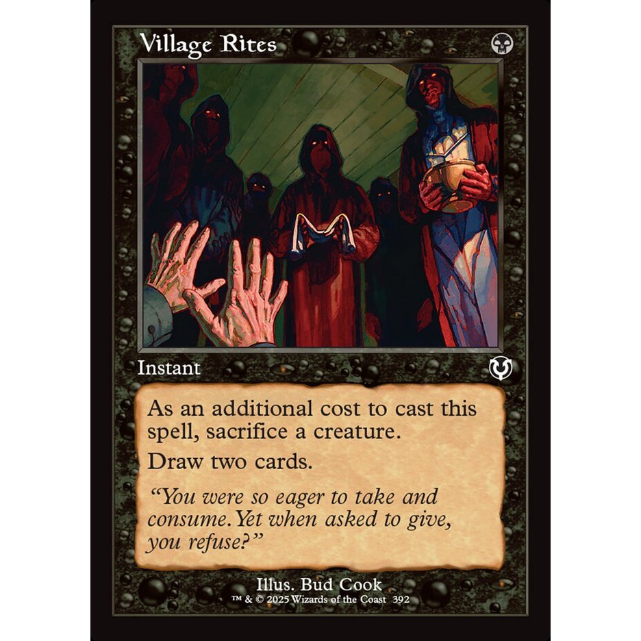 [Innistrad Remastered] - [INR] - (C) - [Retro Frame] - [Village Rites] - [2025]