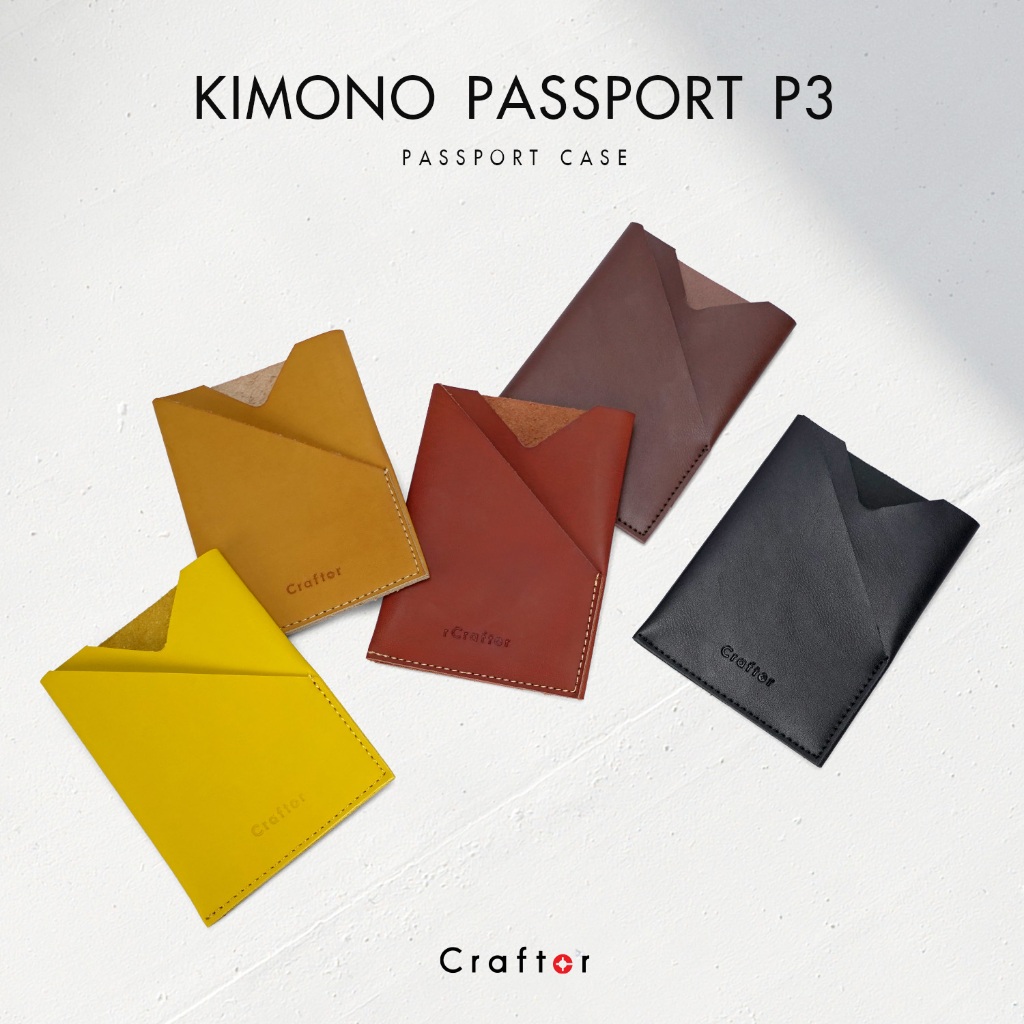 ที่ใส่พาสปอร์ต Kimono Passport Case PU3 – Craftor ราคา ถูกที่สุด ดีลบีเคเค รูปภาพหลัก