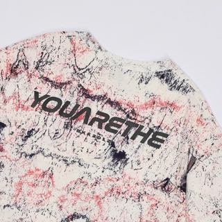 URTHE - เสื้อยืด ลายมัดย้อม Oversize รุ่น ASSORTED COLORS OVERSIZE T-SHIRT