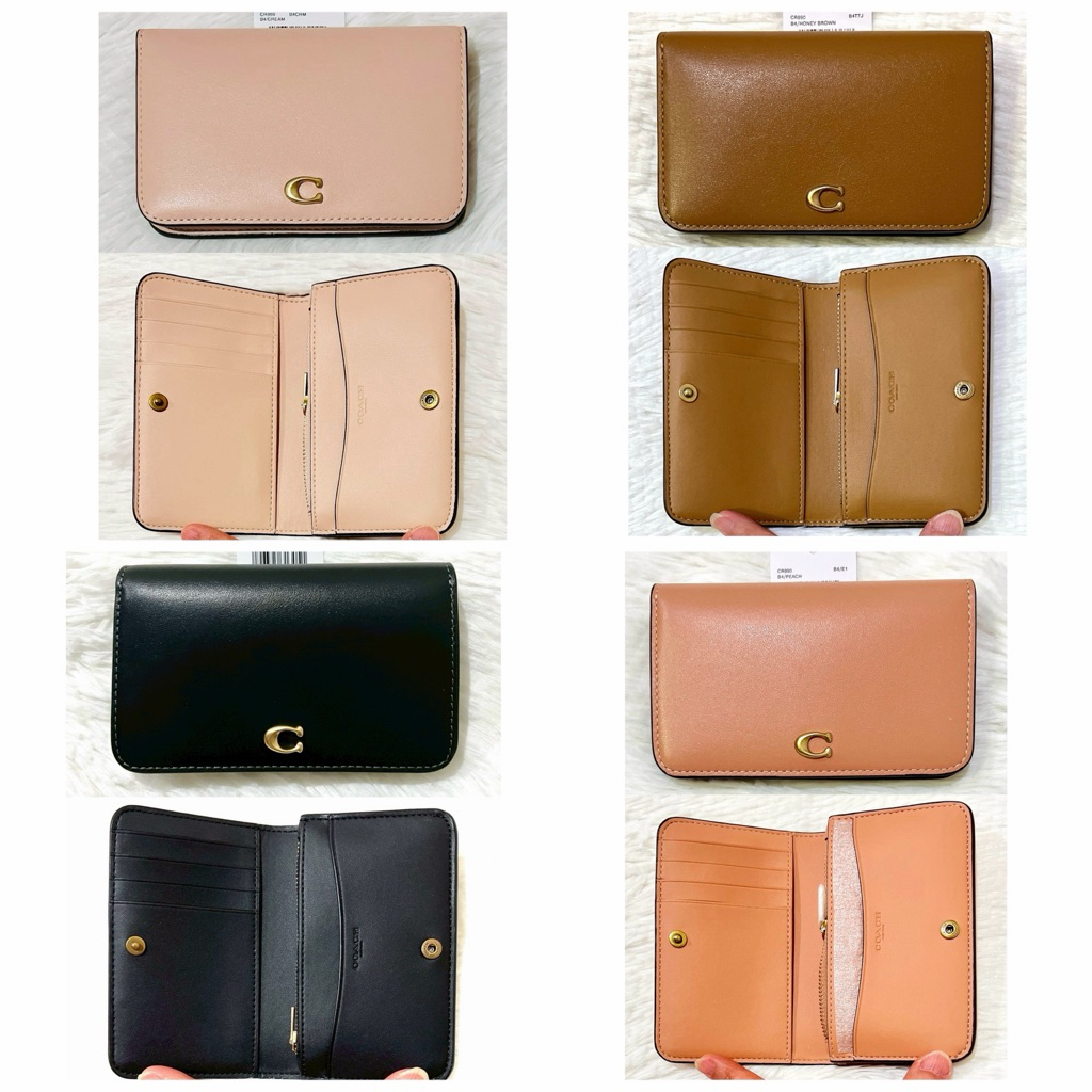 ✅🎀(สด-ผ่อน) กปต CR990 ใบกลาง 2 พับ Essential Slim Card Case