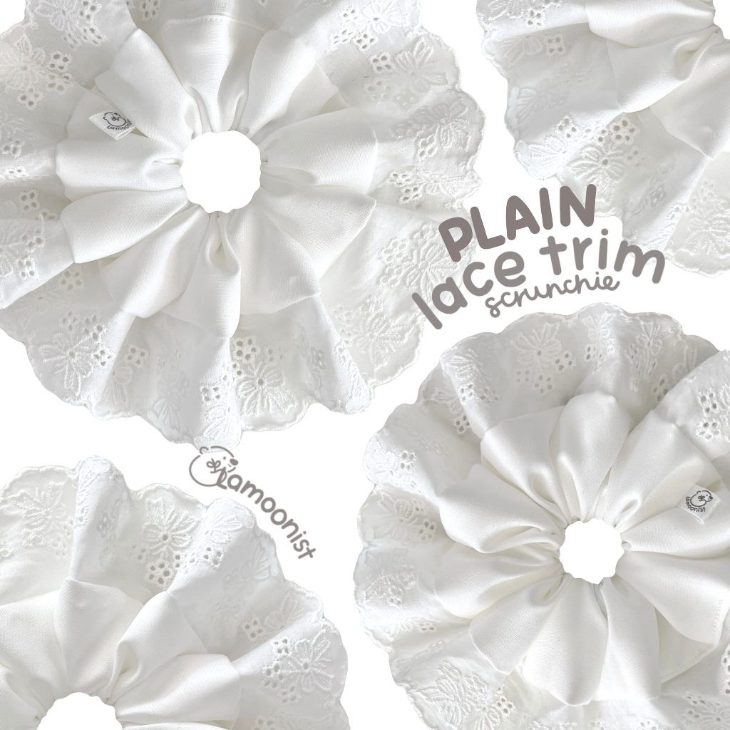 Lamoonist • LACE • PLAIN WHITE