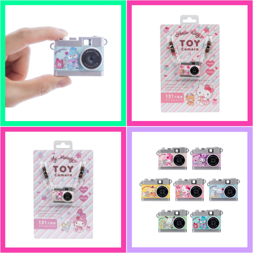 💖 แท้ 100% Kenko Toy Camera กล้องจิ๋ว Disney Sanrio ❤️ กล้อง กล้องถ่ายรูป พวงกุญแจ