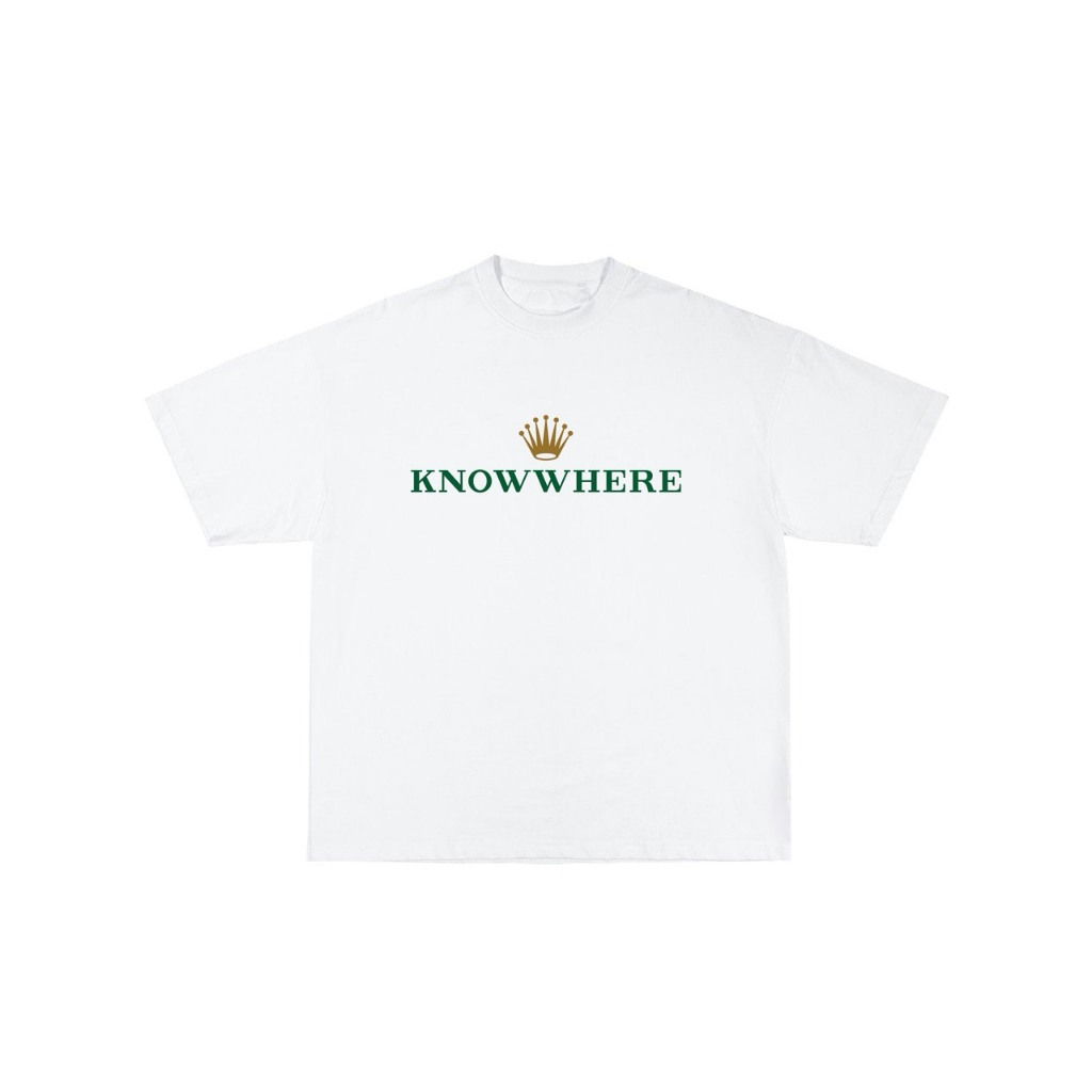 KNOWWHERE ROLEX LOGO WHITE TEE