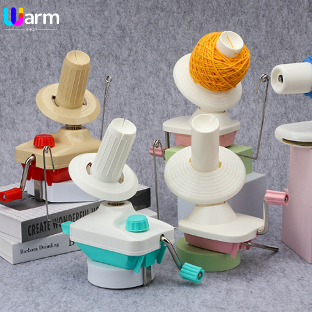เครื่องม้วนเส้นด้ายแบบใช้มือ  ใช้งานง่าย เครื่องกรอไหม String Winder ผู้ถือ Winder เส้นใยขนสัตว์เส้นด้ายหัตถกรรมเครื่องม