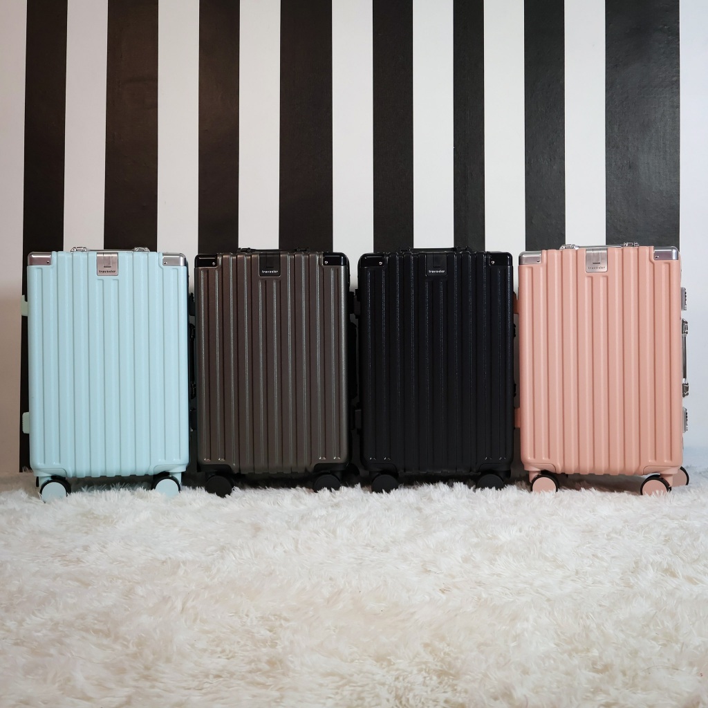 Kashidun  กระเป๋าเดินทาง (รุ่น T25) Aluminium วัสดุอลูมิเนียมแท้ ตัวบอดี้วัสดุ PC+ABS