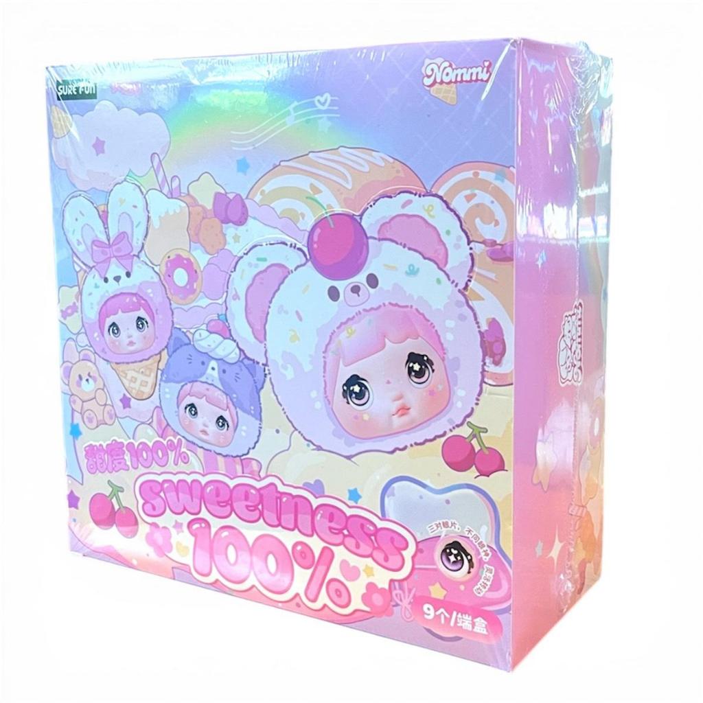 ยก Box Nommi V.9 รุ่น Sweetness พวงกุญแจ นอมมิ หมุนตาได้