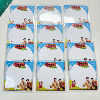 [ขนาดจัมโบ้] รับทำกระดาษโน้ตศิลปิน memo pad รับทำของแจก งาน Giveaway ของแจกหน้าคอน