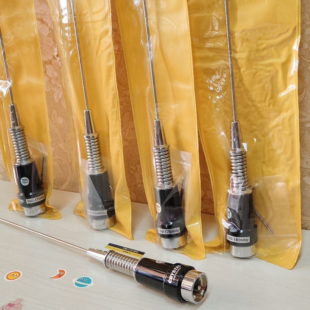 #เสาติดรถสัญญาณวิทยุสื่อสารแบบสปริง5/8สีขาวToesu