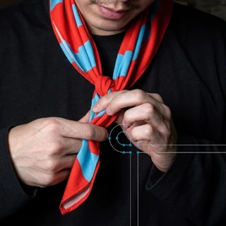 ผ้ายันต์โพกหัว (ไหมอิตาลี) Bandana Yantra