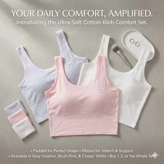 ***พร้อมส่งในไทย*** เสื้อในเด็กรุ่น “บ๊อบ” step 2 มีฟองน้ำ สำหรับเด็กที่หน้าอกเริ่มเป็นทรง