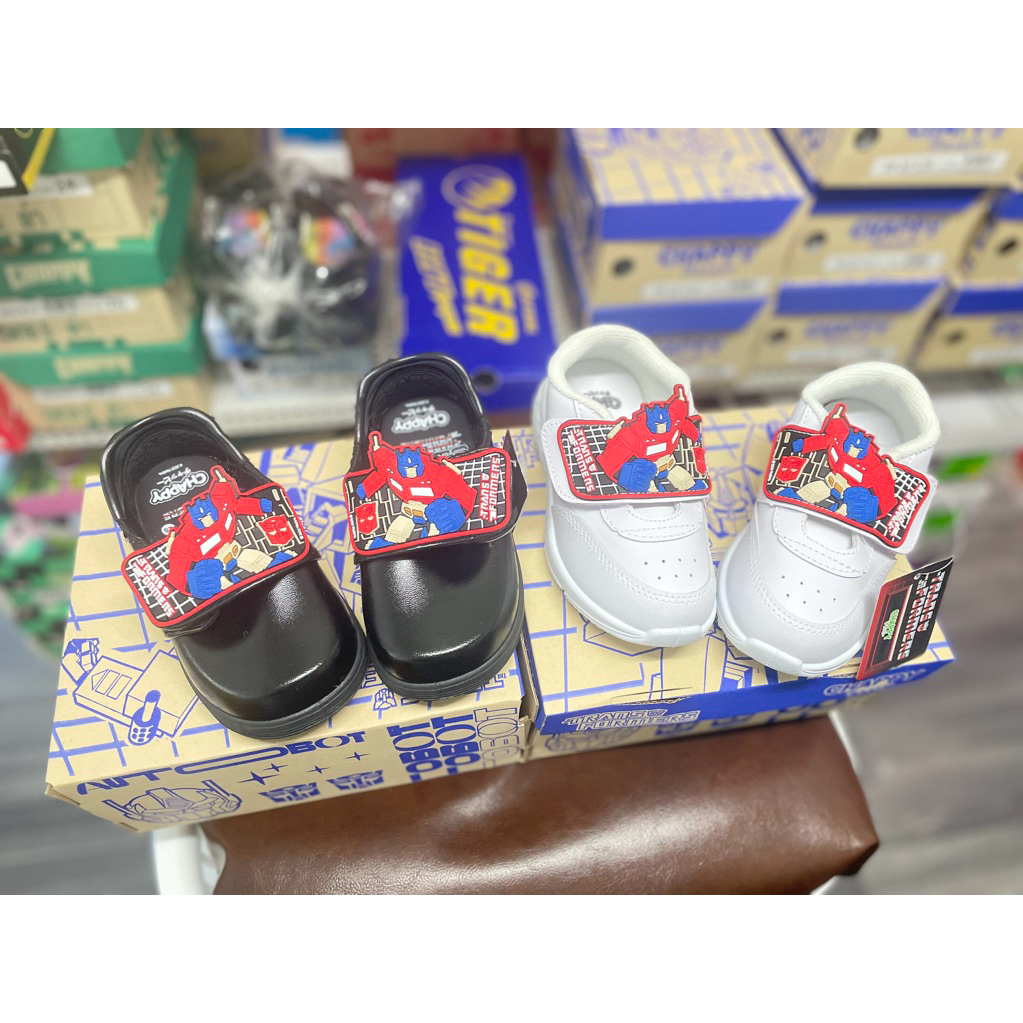 รองเท้านักเรียน รองเท้าพละอนุบาลชายChappy ทรานฟอร์เมอร์ ออฟติมัสพาร์ม รุ่นใหม่ล่าสุด2025