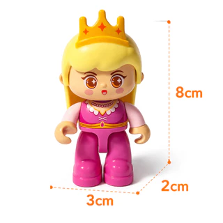 FEELO ตัวต่อฟิกเกอร์ Model Blocks โมเดลหุ่นขนาดใหญ่ ของเล่นเสริมจินตนาการ ขนาดเดียวกับดูโปร