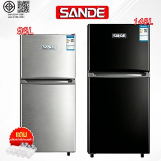 SANDE ตู้เย็น Refrigerator ตู้เย็นมินิ 2 ประตู ช่องฟรีซ 4.1Q…
