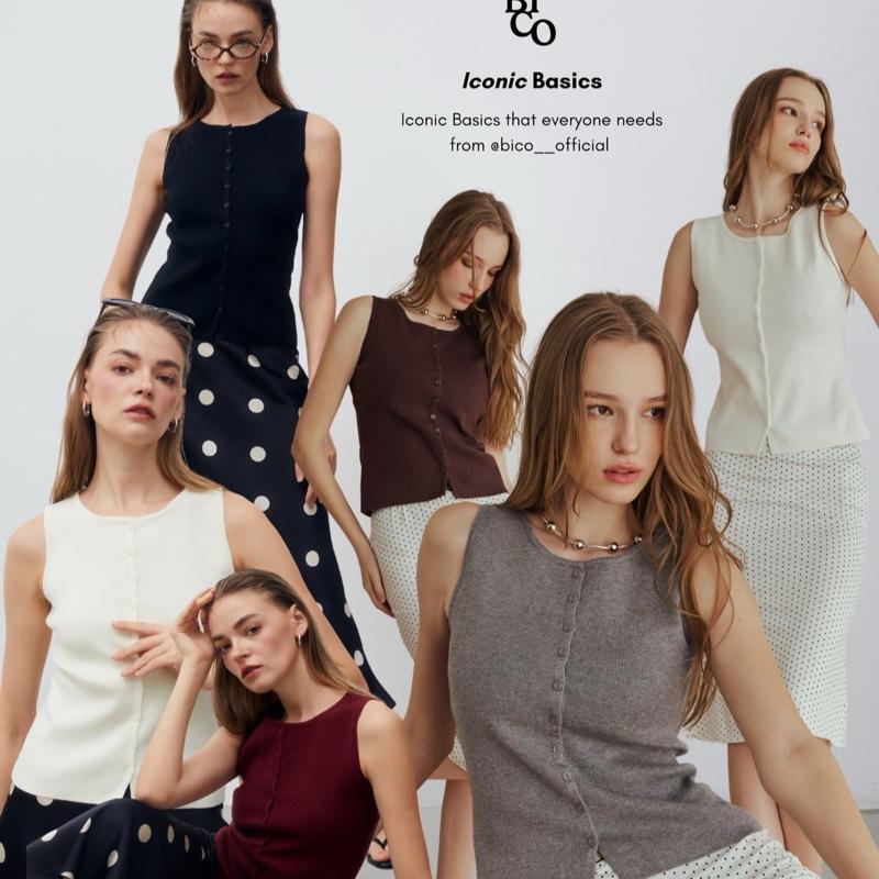 BCVS01 เสื้อแขนกุด Iconic Basics that everyone needs.