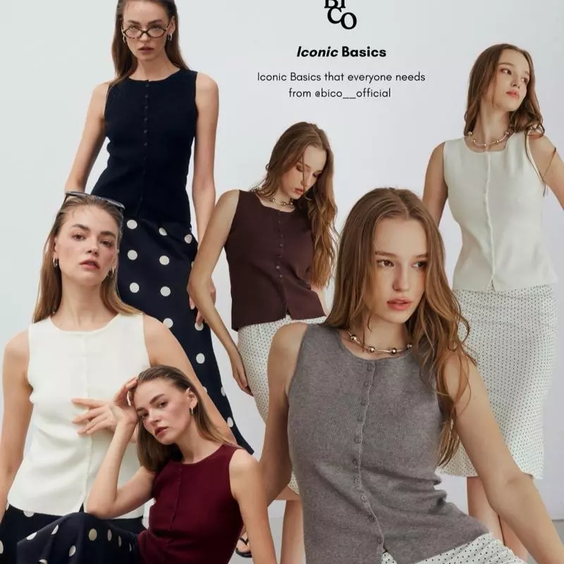 BCVS01 เสื้อแขนกุด Iconic Basics that everyone needs.