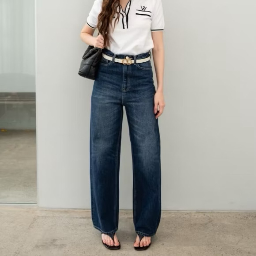 ส่งต่อ Wara Curved WIDE jeans size s
