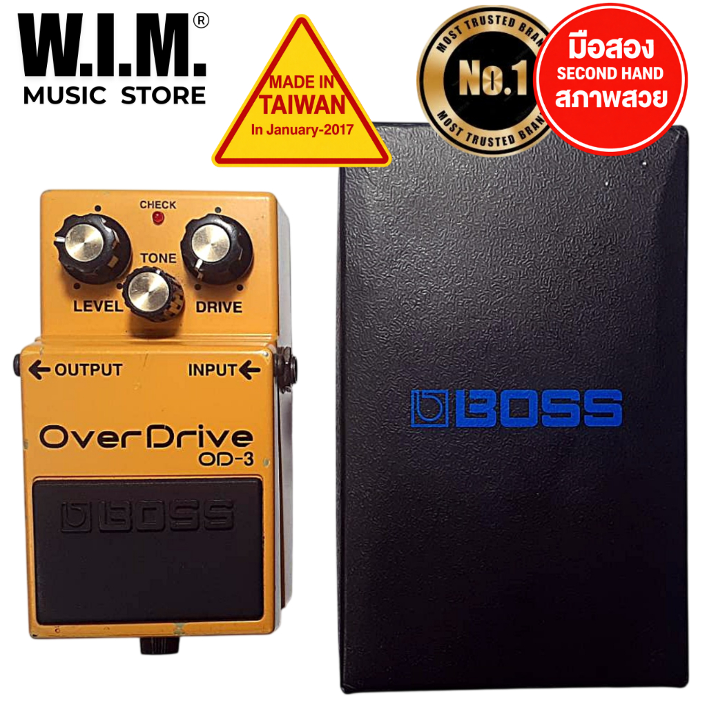 BOSS OD-3 (มือ 2) สภาพสวย MADE IN TAIWAN 2017