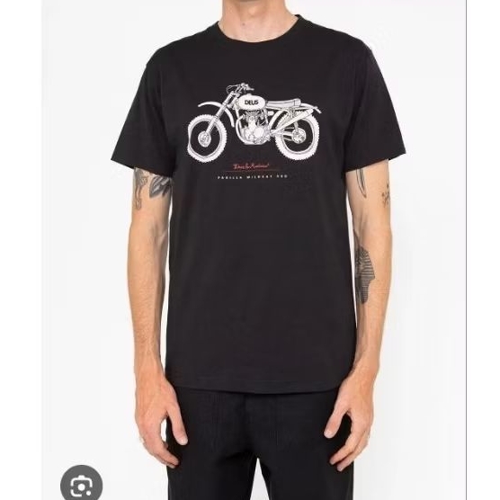 Deus Ex Machina Men Classic Parilla T-Shirt Size Lแท้💯✅️