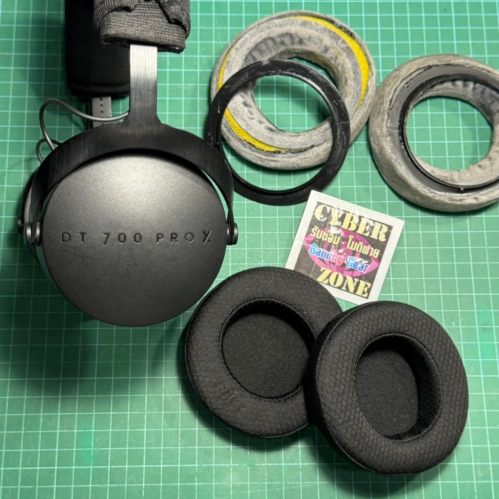 ฟองน้ำครอบหู Beyerdynamic DT 700 PRO X แบบผ้า (ใช้แผ่นล็อคเดิม)