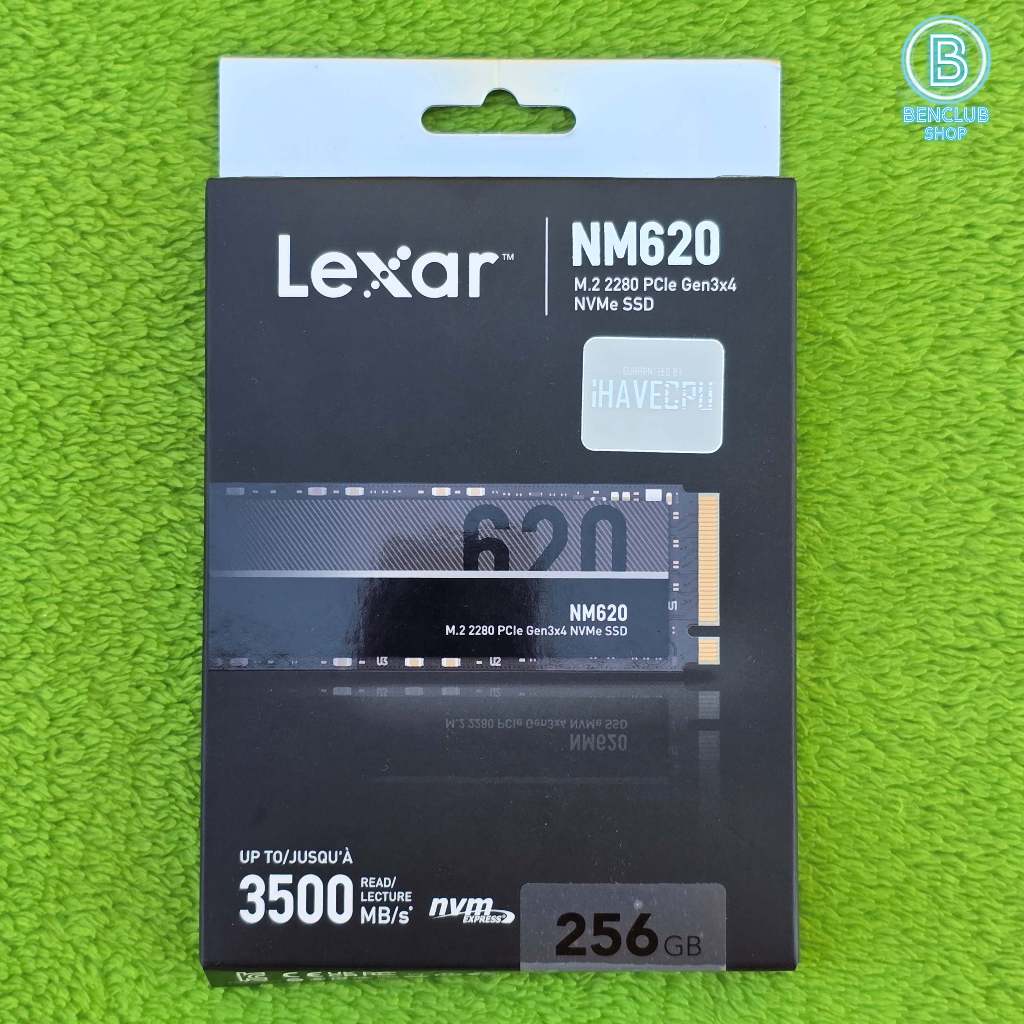 M.2 Nvme Lexar NM620 256Gb Gen3 เอ็มดอททูมือสอง