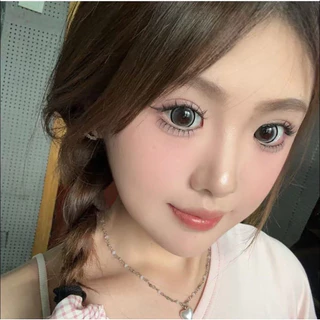 คอนแทคเลนส์ wink Janis เทา/ตาล ตาโต