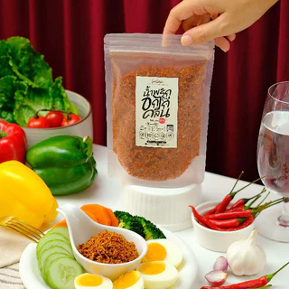 น้ำพริกอกไก่คลีน 2 รสชาติ 🌶️ (สูตรดั้งเดิม / สูตรต้มยำ) คั่วแห้ง ไม่ทอด ไม่มีน้ำมัน-น้ำตาล คีโตทานได้ โปรตีนสูง