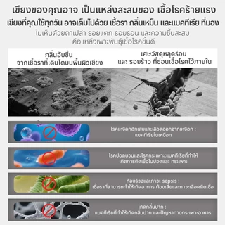 Simplus เขียง 2 ด้าน 304 สเตนเลส+PP Food Grade กันแบคทีเรีย กันเชื้อรา บดกระเทียม ขิง ลับมีด QCBH001