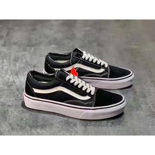 รองเท้าผ้าใบ Vans Old Skool สีดำ ดีไซน์คลาสสิก สีดำ