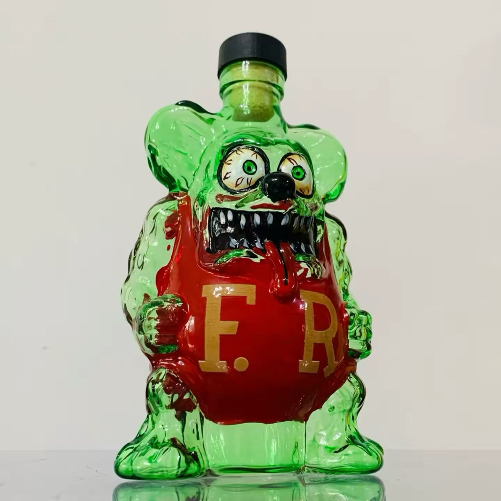 ขวดแต่งบ้านRat fink 17cm.