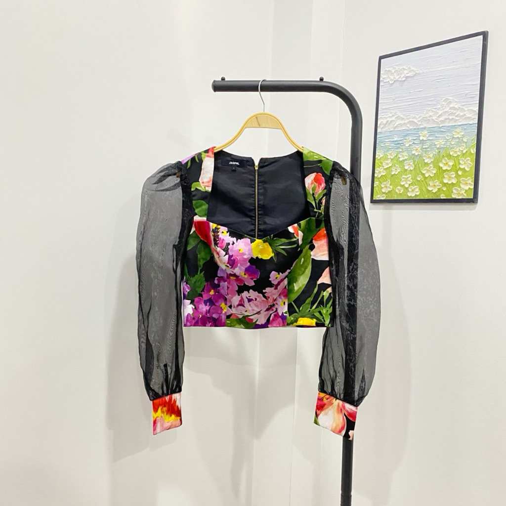 Jaspal เสื้อครอปแขนยาวผู้หญิง size L