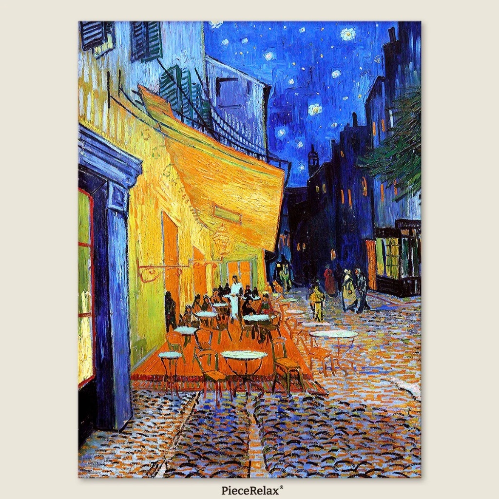 PieceRelax: Vincent Van Gogh - Cafe Terrace at Night (1008 Pieces) [Plastic Jigsaw Puzzle]