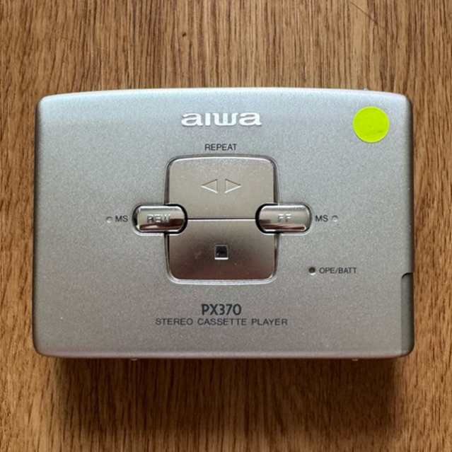 เครื่องเล่นเทป Aiwa PX370 (blue color)