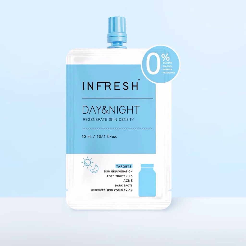 [โปร 1 ซอง] infresh serum เซรั่มอินเฟรช ลดหลุมสิว สกินแคร์ บำรุงผิวหน้า (ขนาด 10 ml)