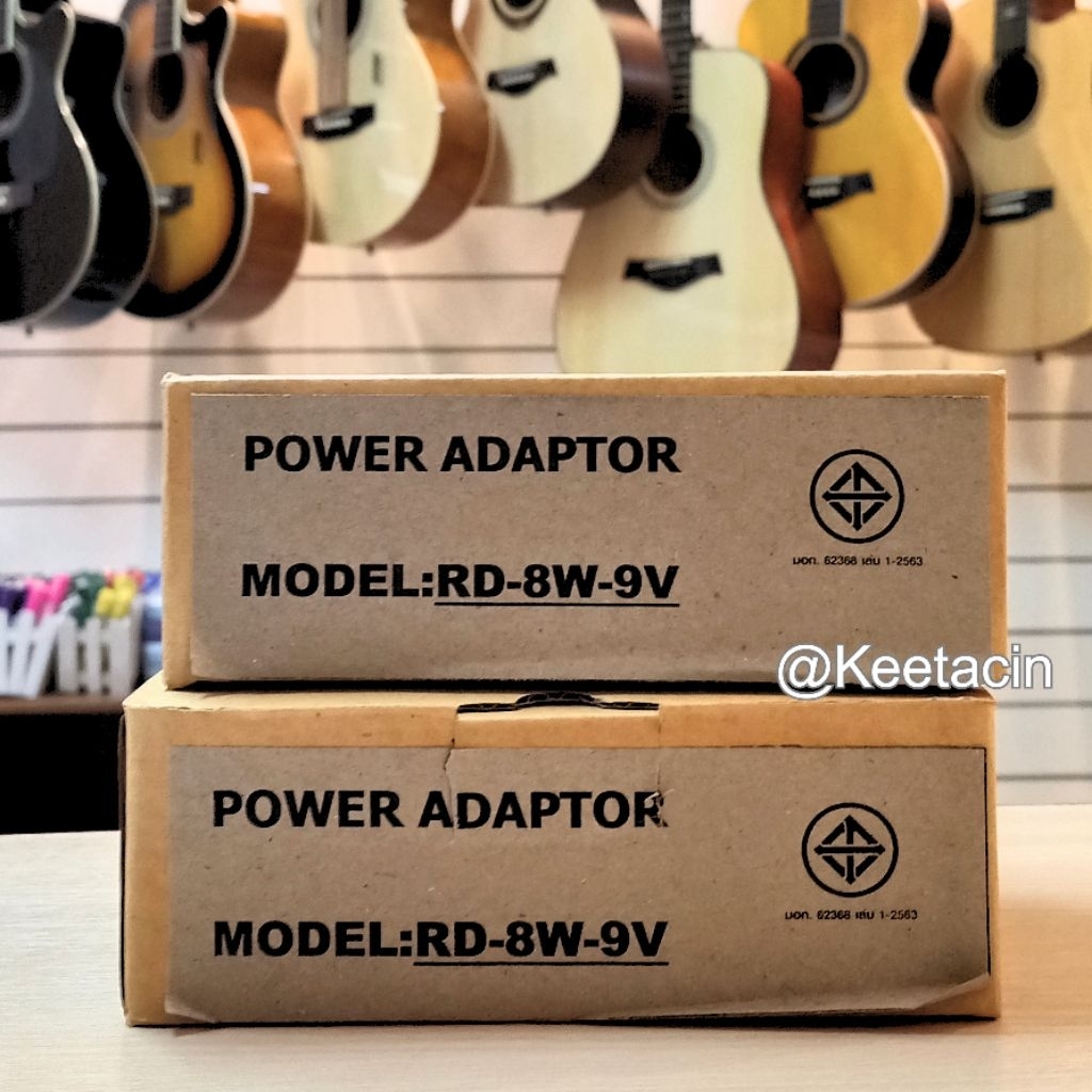 Rock RD-8W-9V อแดปเตอร์ 
Adaptor 9V

