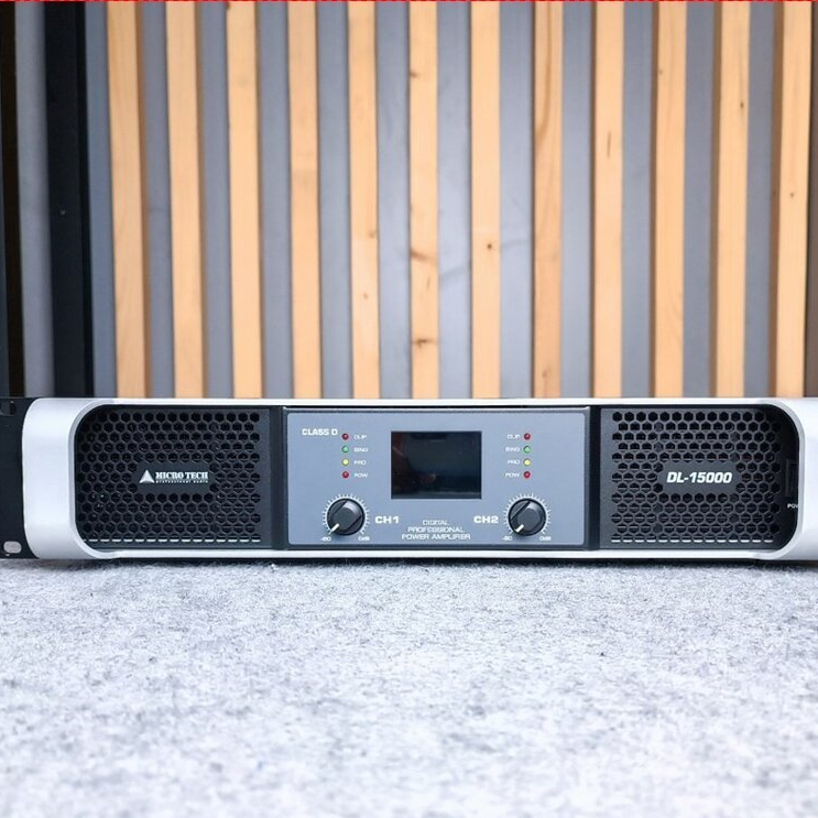 MICROTECH DL-15000 poweramp เพาเวอร์แอมป์ ไมโครเทค คลาส D MICRO TECH ไมโครเทค DL 15000 DL15000 power