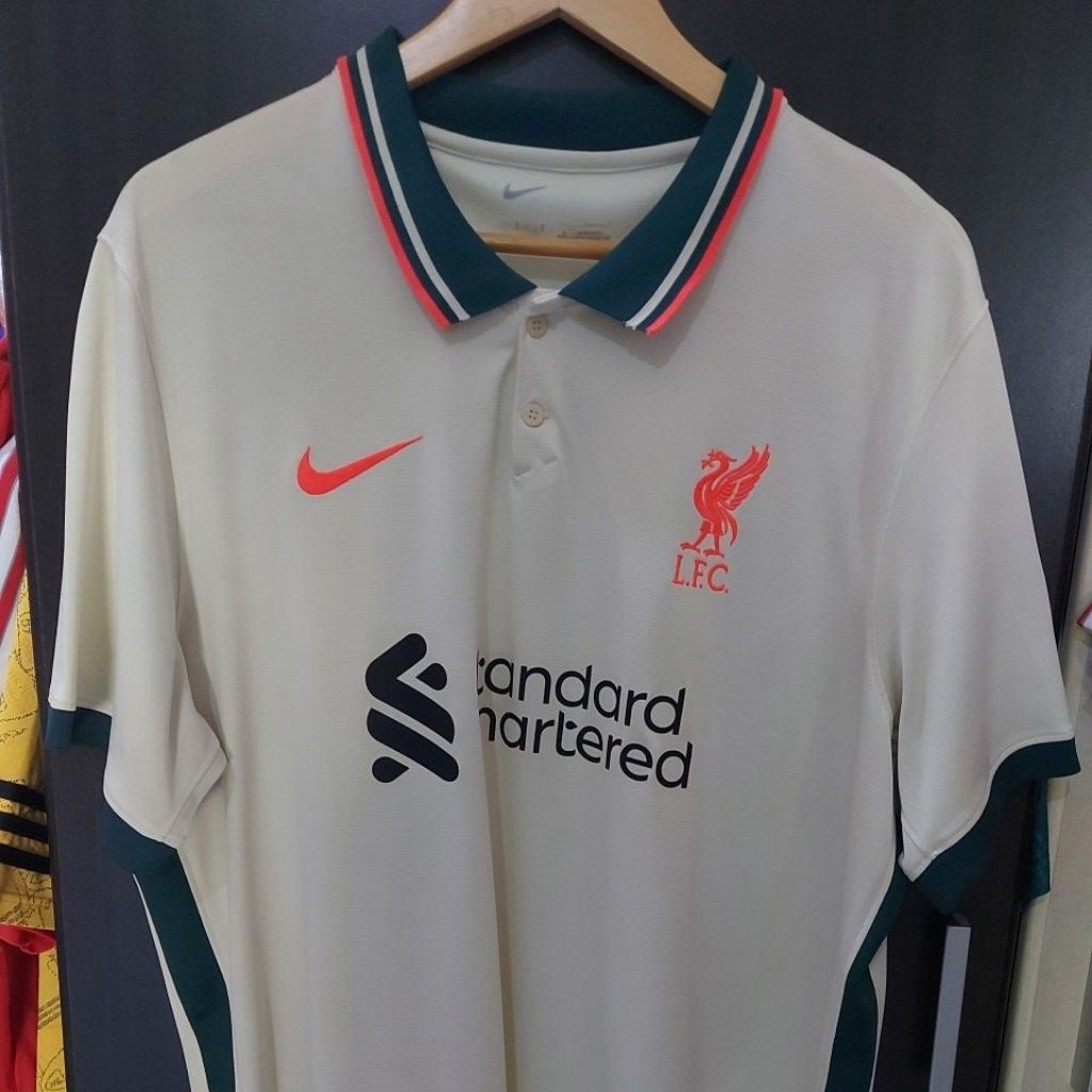 เสื้อลิเวอร์พูล 2021/22 เยือน แท้ Liverpool Away Shirt 2021/22 Original