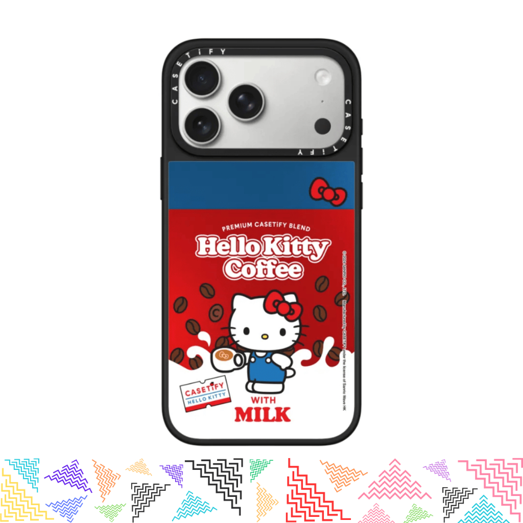 เคส CASETiFY | Hello Kitty Coffee Case [Hello Kitty] For iPhone Samsung แท้ เคสมือถือ เคสกันกระแทก พร้อมส่ง