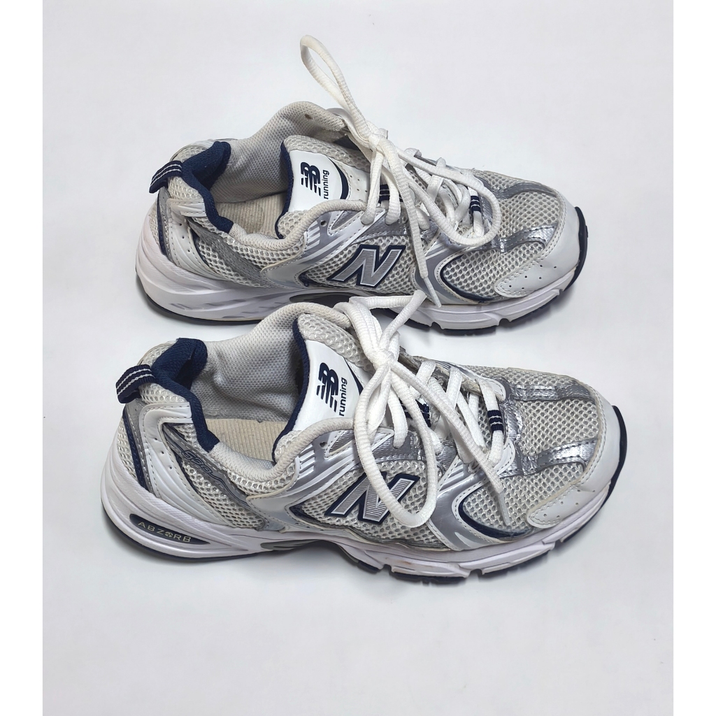 New Balance 530 KA ของแท้ มือสอง สภาพดี รุ่นฮิต สี Steel Grey 4.5us/ 37eu/ 22.5cm 23cm ใส่ได้ นิวบาล