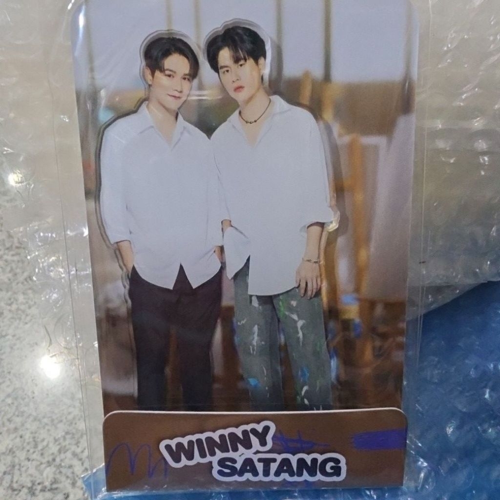 WINNYSATANG ACRYLIC STANDEE | WE ARE คือเรารักกัน #WS #winny #satang (พร้อมส่ง)