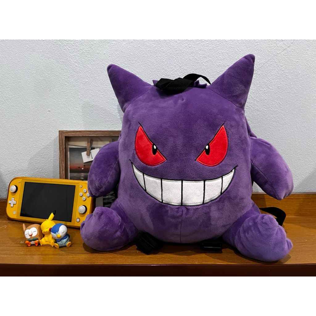 กระเป๋าเป้ ตุ๊กตา เก็งกา แกงการ์ Gengar Gengaa gangar สำหรับเด็ก ของแท้จากญี่ปุ่น
