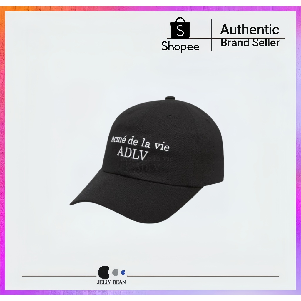 【ของแท้นำเข้า】 ADLV [acme de la vie] หมวก รุ่น Basic Ball Cap Black
