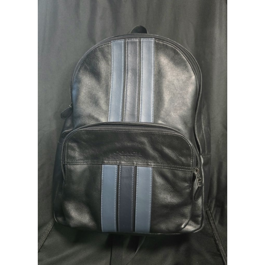เป้ Coach แท้100% สีดำใบใหญ่ หนังวัว สภาพ95%