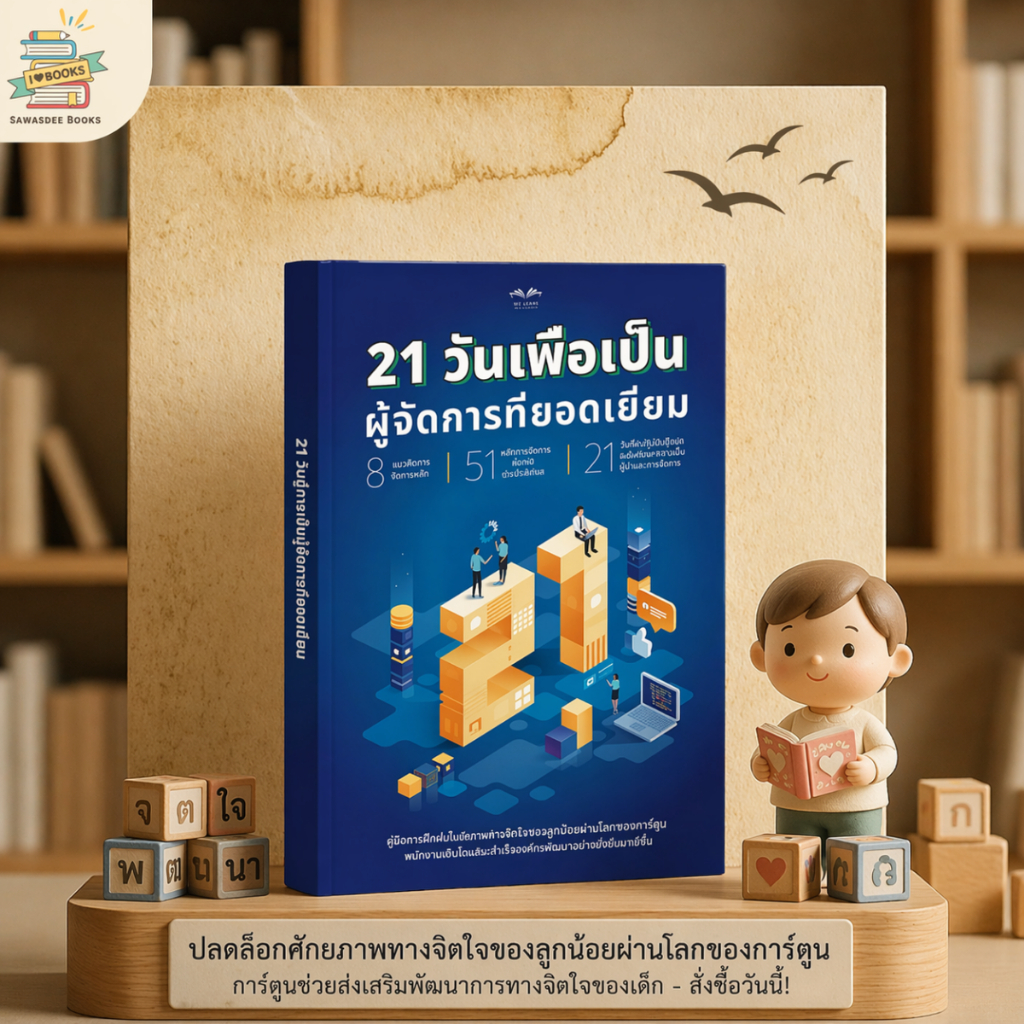 หนังสือ 21 วันสู่การเป็นผู้จัดการที่ยอดเยี่ยม หนังสือ พัฒนาตนเอง