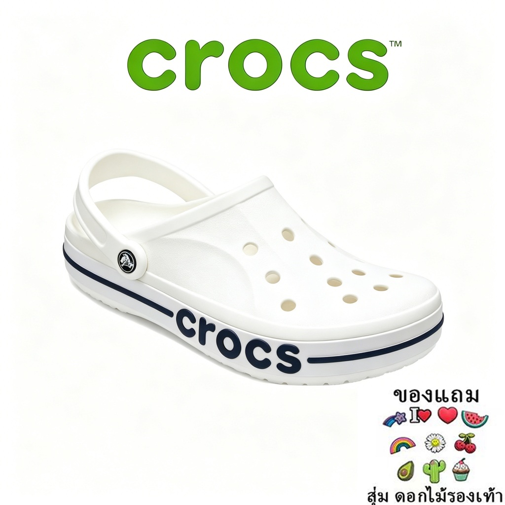 CROCS BayaBand Clog รองเท้าแตะสวมผู้หญิง หัวโต สวยงาม ใส่สบาย น้ำหนักเบา แฟชั่นฮิต ขายดี พร้อมส่ง