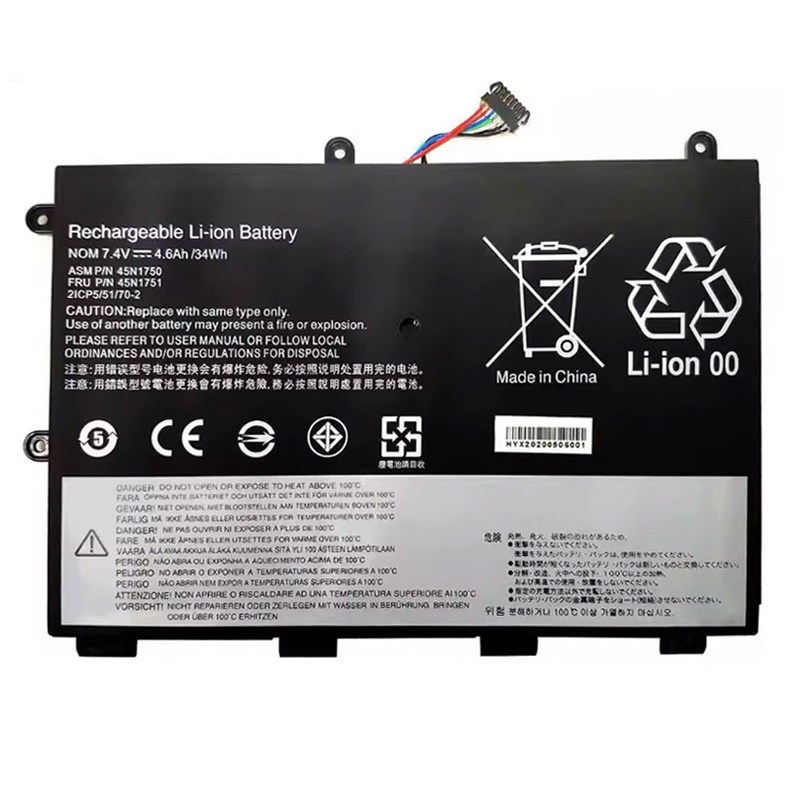 LAPTOP REPLACEMENT BATTERY FOR LENOVO 45N1750 LENOVO YOGA 11E 2ND GEN 45N1749 45N1748 45N1751 20DA 2