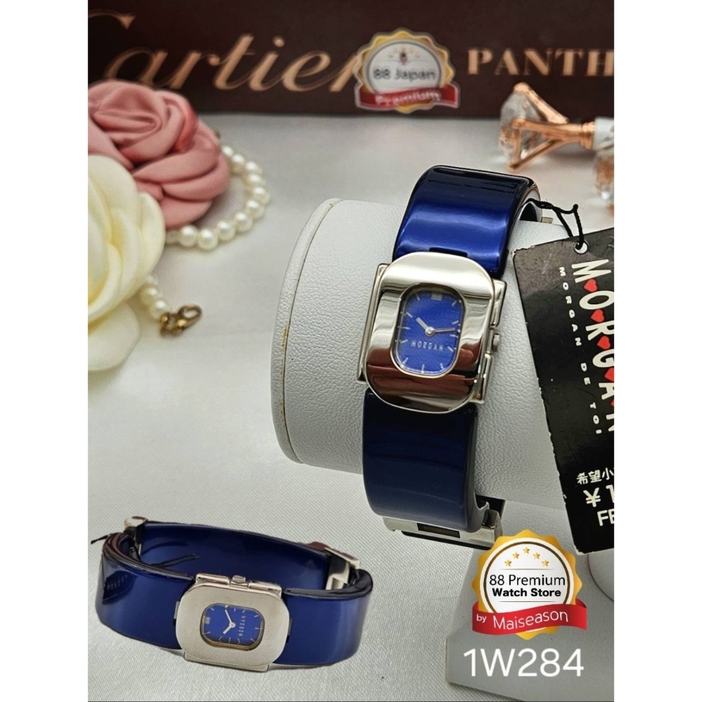 ⌚️MORGAN DE TOI แบรนด์แท้ FRANCE 🇫🇷| MADE IN JAPAN 🇯🇵 สภาพใหม่ป้ายห้อย นาฬิกาแฟชั่นแบรนด์แท้จากฝรั่ง